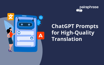 ChatGPT prompts for high-quality translation