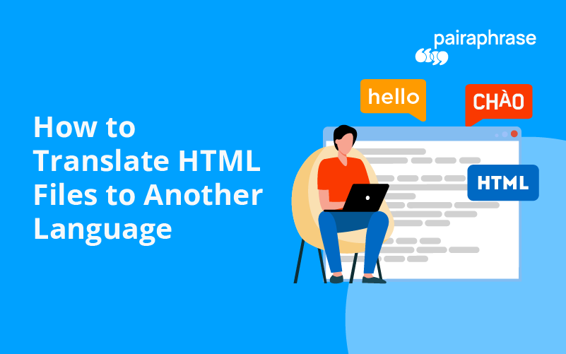 translate html files to another language